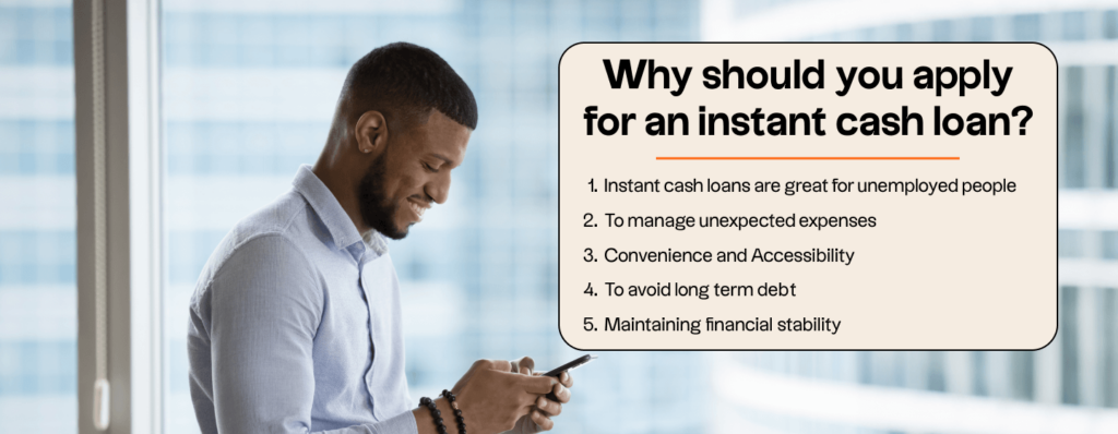 4 steps on how instant cash loans work